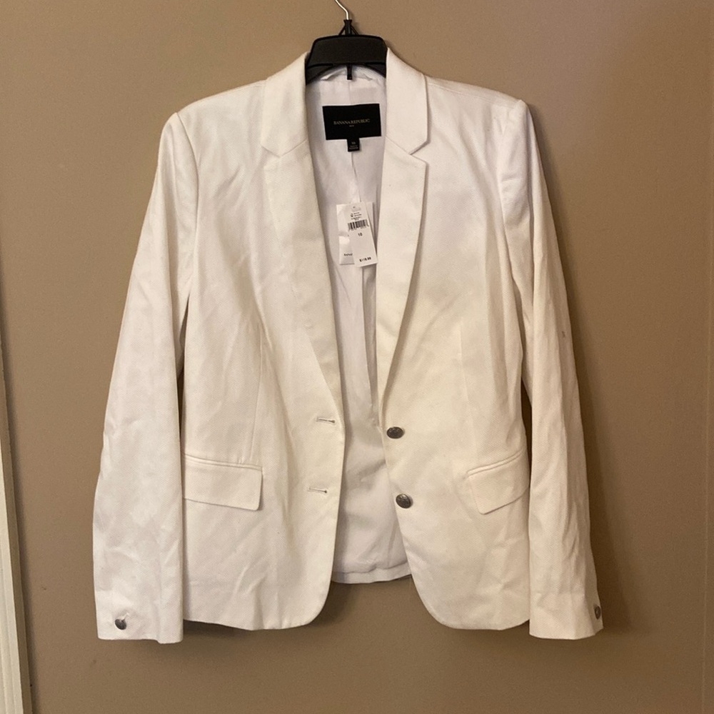 White Banana Republic Jacket - Size 10